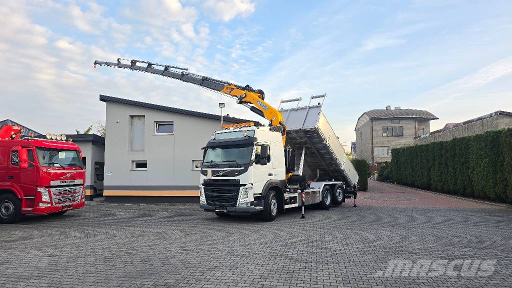 Volvo FM 460 6x2 KIPPER + EFFER 315S8 Tipper trucks