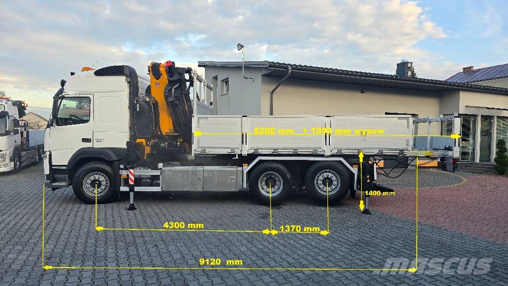 Volvo FM 460 6x2 KIPPER + EFFER 315S8 Kipper