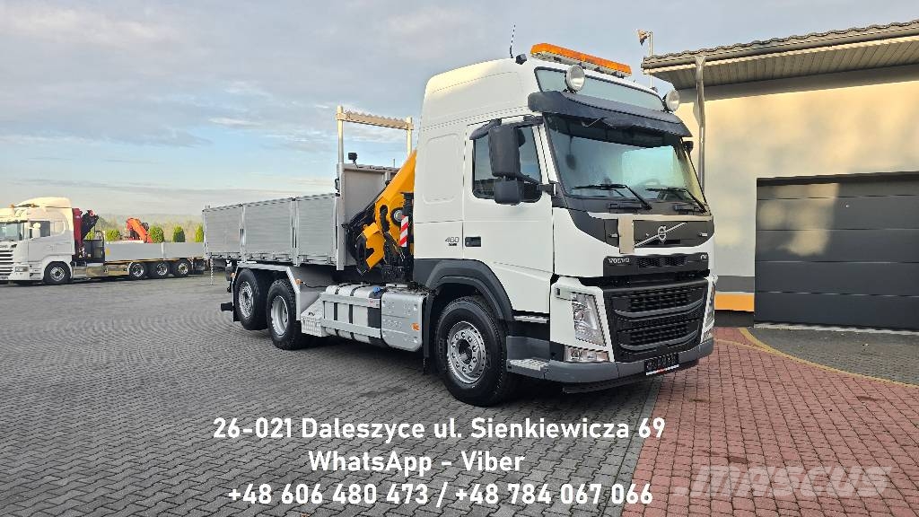 Volvo FM 460 6x2 KIPPER + EFFER 315S8 Tipper trucks