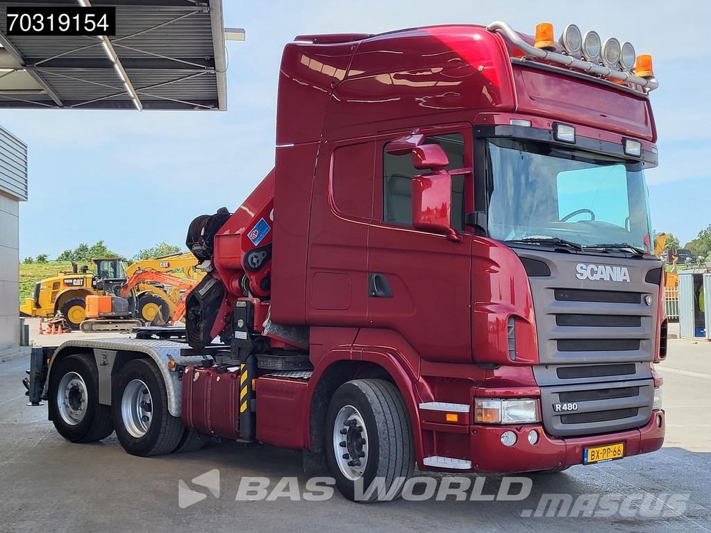 Scania R480 R 6X2 NL-Truck HMF ODIN OK6 Crane Kran 6 Exte Cabezas tractoras