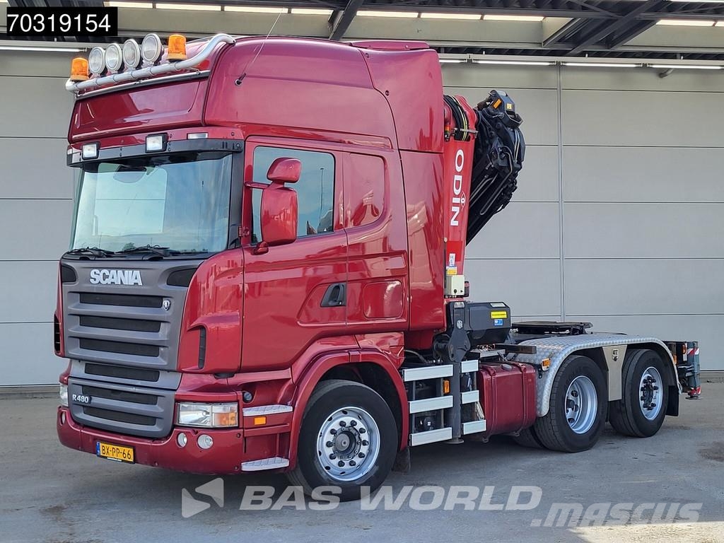 Scania R480 R 6X2 NL-Truck HMF ODIN OK6 Crane Kran 6 Exte Cabezas tractoras