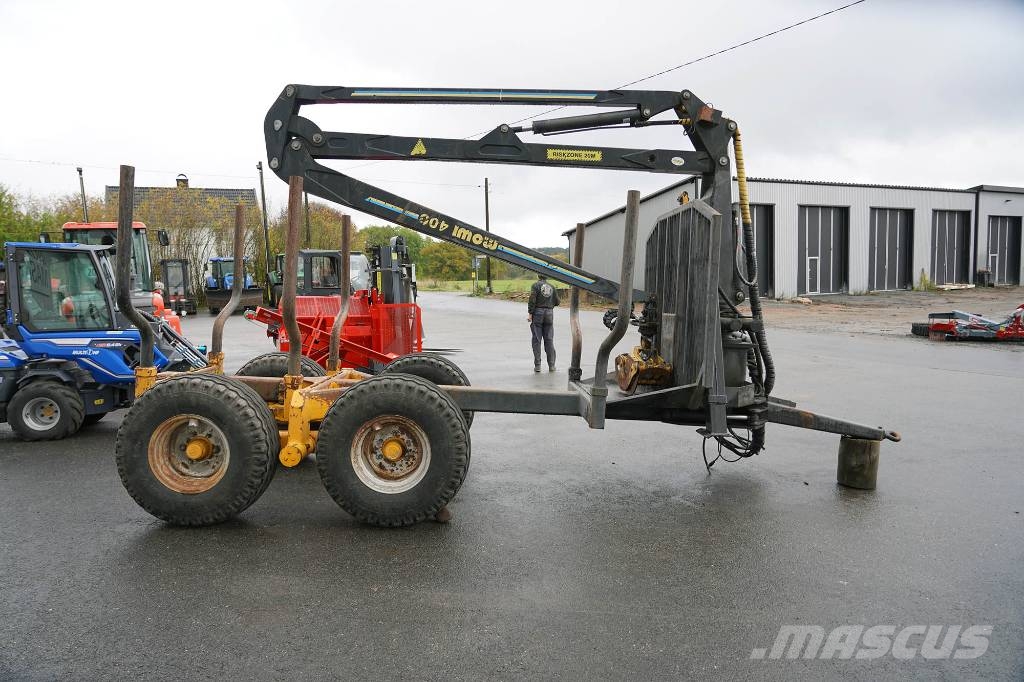 MOWI 12T 400 KRAN SKOGSVAGN Šumske prikolice