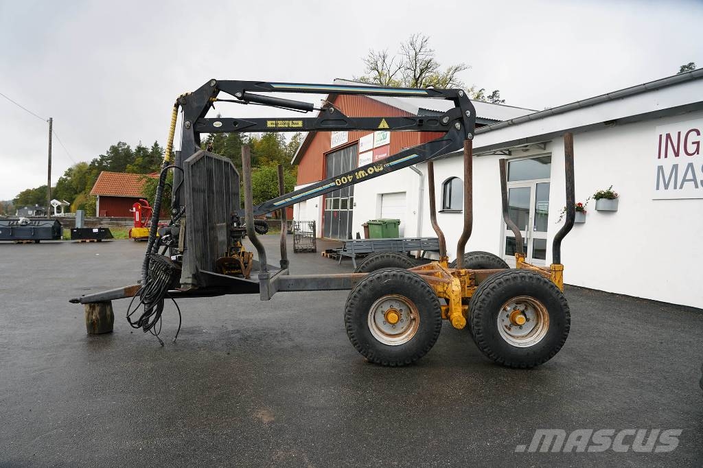 MOWI 12T 400 KRAN SKOGSVAGN Šumske prikolice