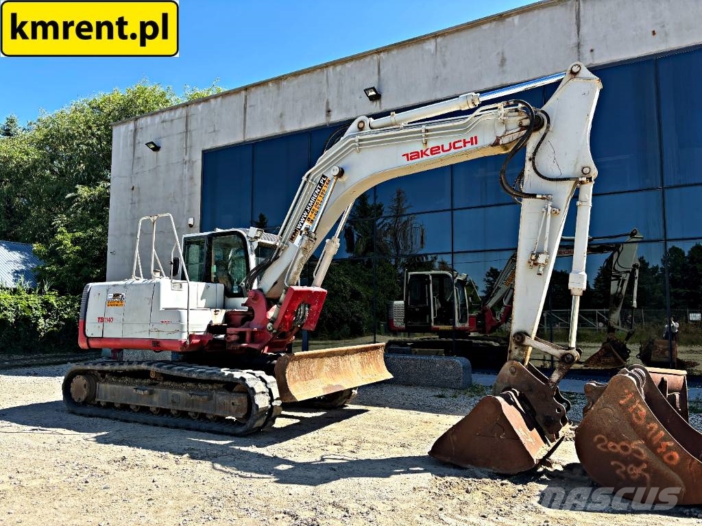 Takeuchi TB 1140 | KOPARKA GĄSIENICOWA 2005R. | JCB JS 130 Excavadoras de cadenas