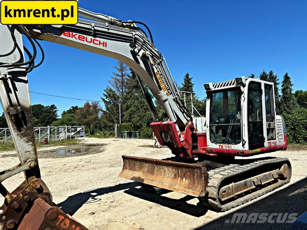 Takeuchi TB 1140 | KOPARKA GĄSIENICOWA 2005R. | JCB JS 130 Excavadoras de cadenas