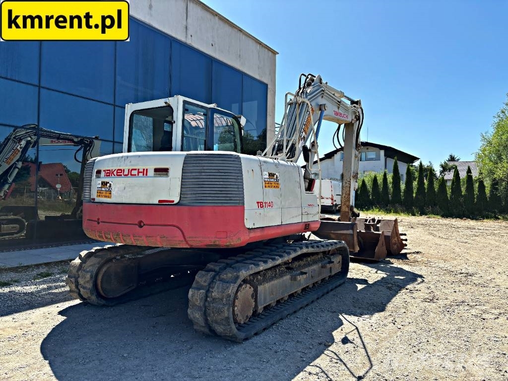 Takeuchi TB 1140 | KOPARKA GĄSIENICOWA 2005R. | JCB JS 130 Excavadoras de cadenas