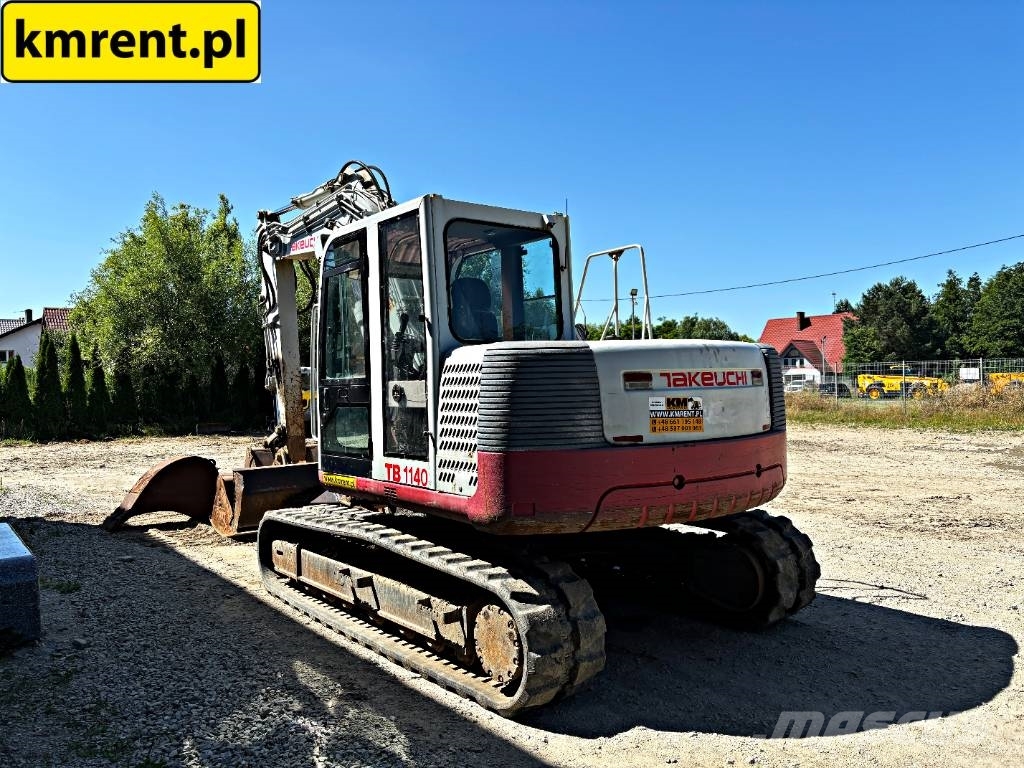 Takeuchi TB 1140 | KOPARKA GĄSIENICOWA 2005R. | JCB JS 130 Excavadoras de cadenas