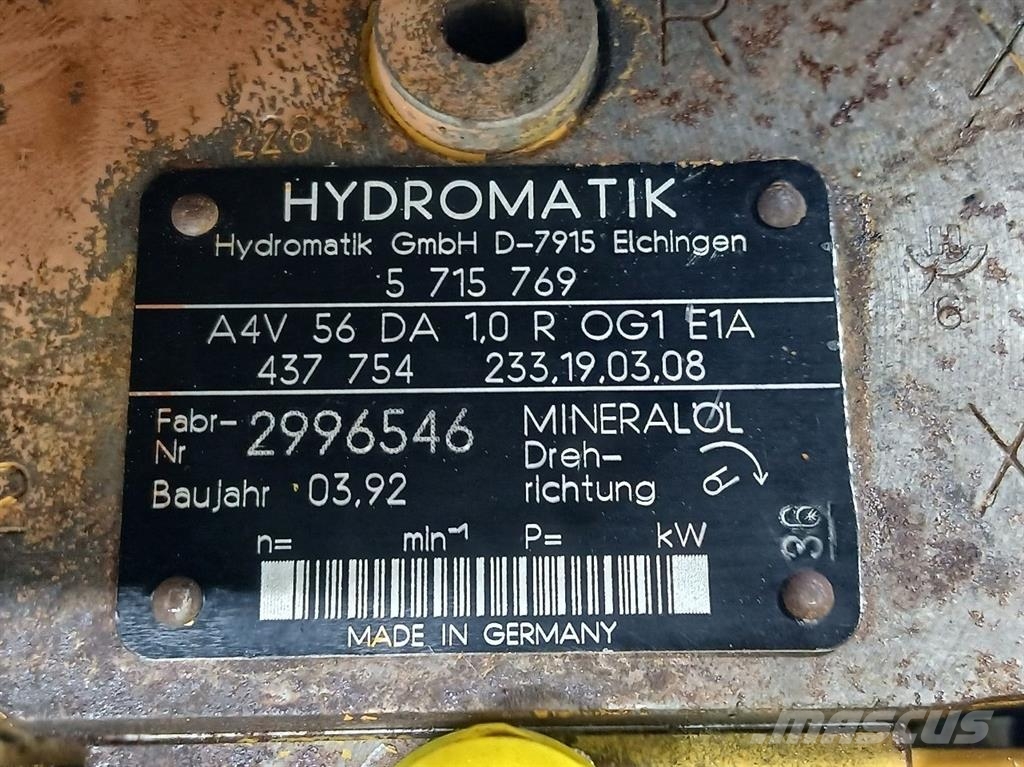 Hydromatik A4VG56-5715769/R909437754-Drive pump/Fahrpumpe Υδραυλικά