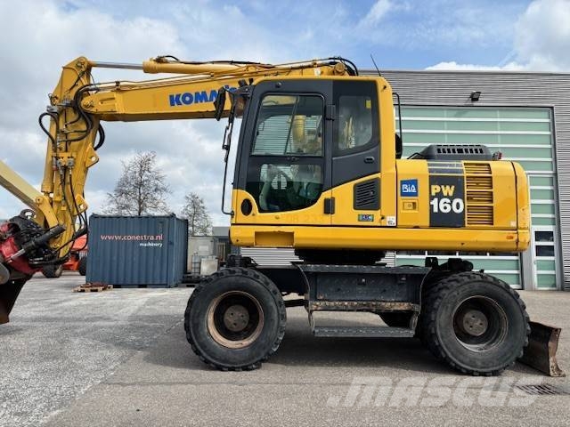 Komatsu PW 160 حفارات بعجل