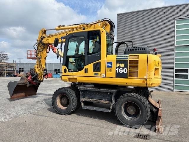 Komatsu PW 160 حفارات بعجل