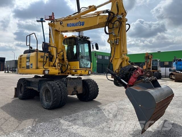Komatsu PW 160 حفارات بعجل