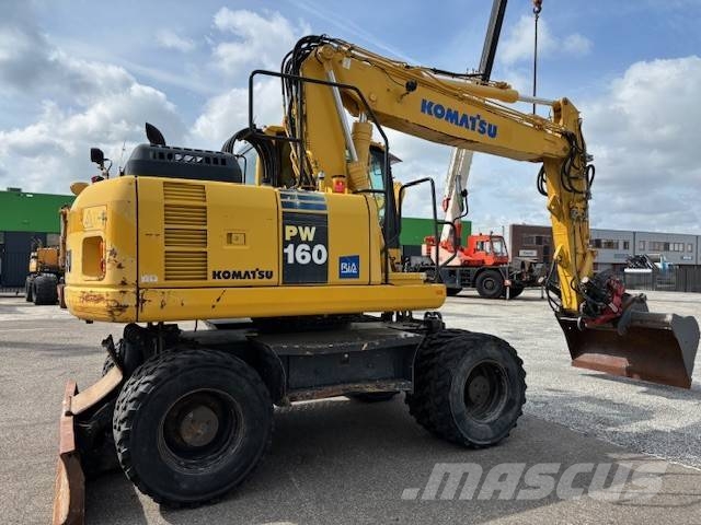 Komatsu PW 160 حفارات بعجل