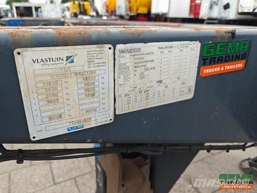 D-tec FT-43-03V Multi - All Connections - GenSet - LiftA نصف مقطورات حاويات