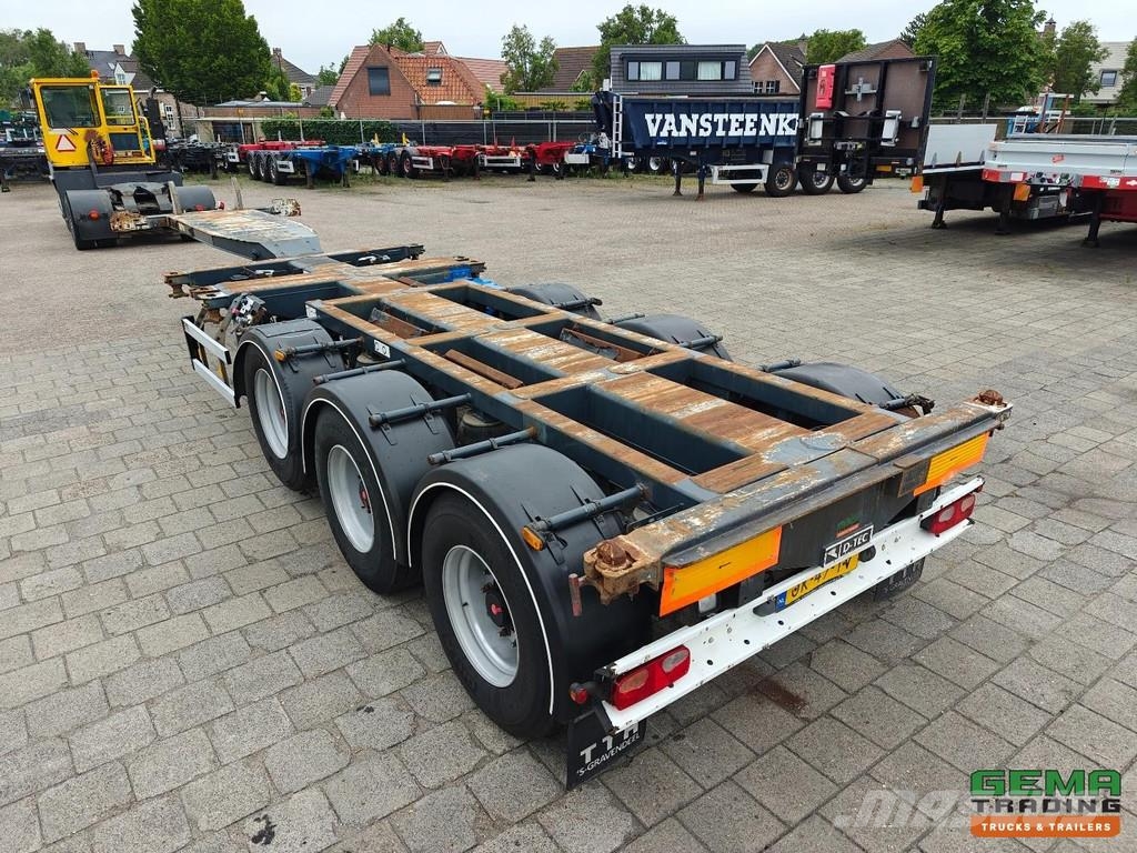 D-tec FT-43-03V Multi - All Connections - GenSet - LiftA نصف مقطورات حاويات