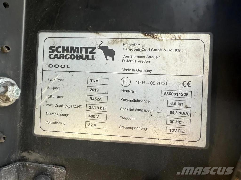 Schmitz Cargobull SCB S3B MEAT RAILS, FLEISCH HAKEN HANGWERK! SCHMIT Ημιρυμούλκες ψυγείο