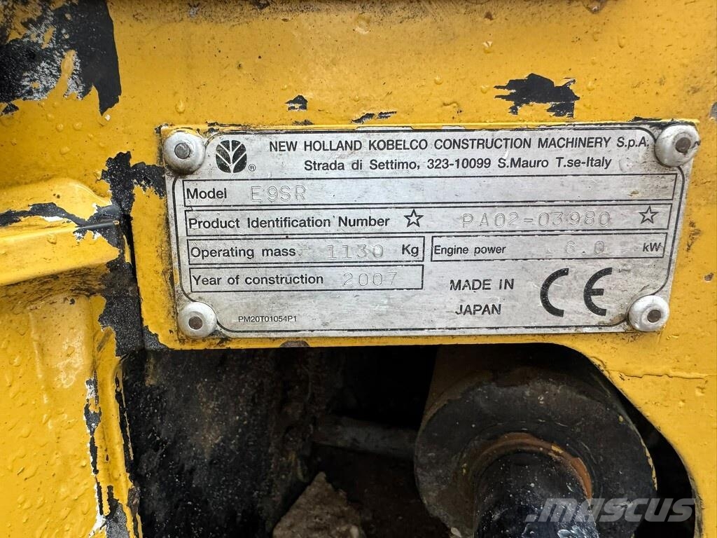 New Holland e9sr حفارات صغيرة أقل من 7 طن (حفارات صغيرة)