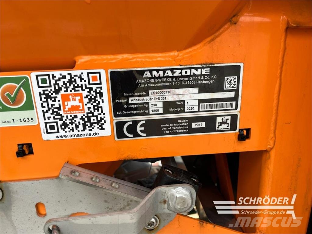 Amazone SALZSTREUER E+S 301 ORANGE Hiekan- ja suolanlevittimet