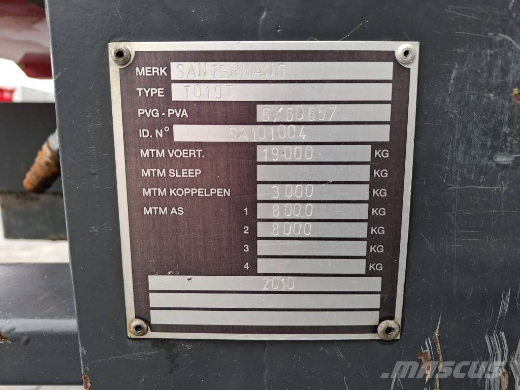Santermans T019T High tipper معدات الحِراجة - غير ذلك