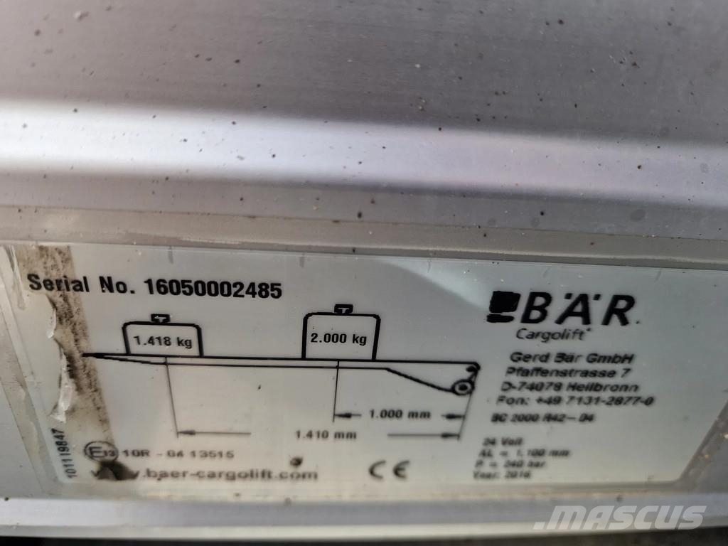 MAN TGX 26.460 6x2 BDF - BAR Loadlift - Full air - Lea Razstavljivi tovornjaki z žičnimi dvigali