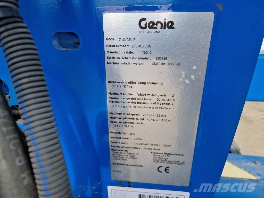 Genie Z 40/23 N RJ  M529 Articulated boom lifts