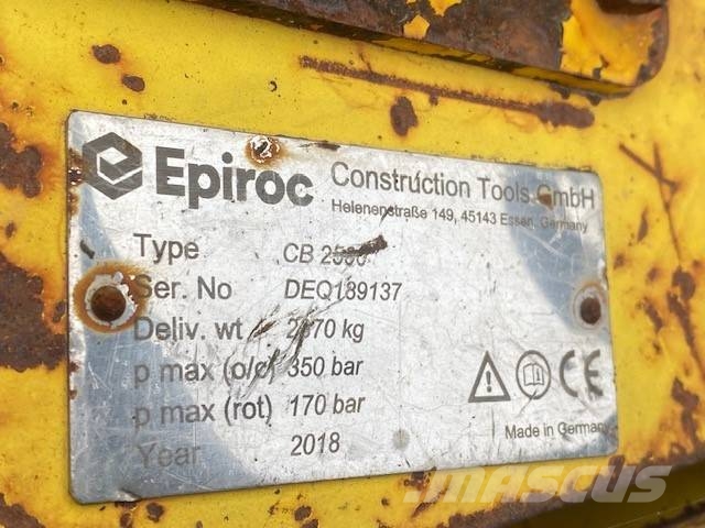 Epiroc CB 2500 Zange CW 40 (12005838) مقصات هيدروليكية