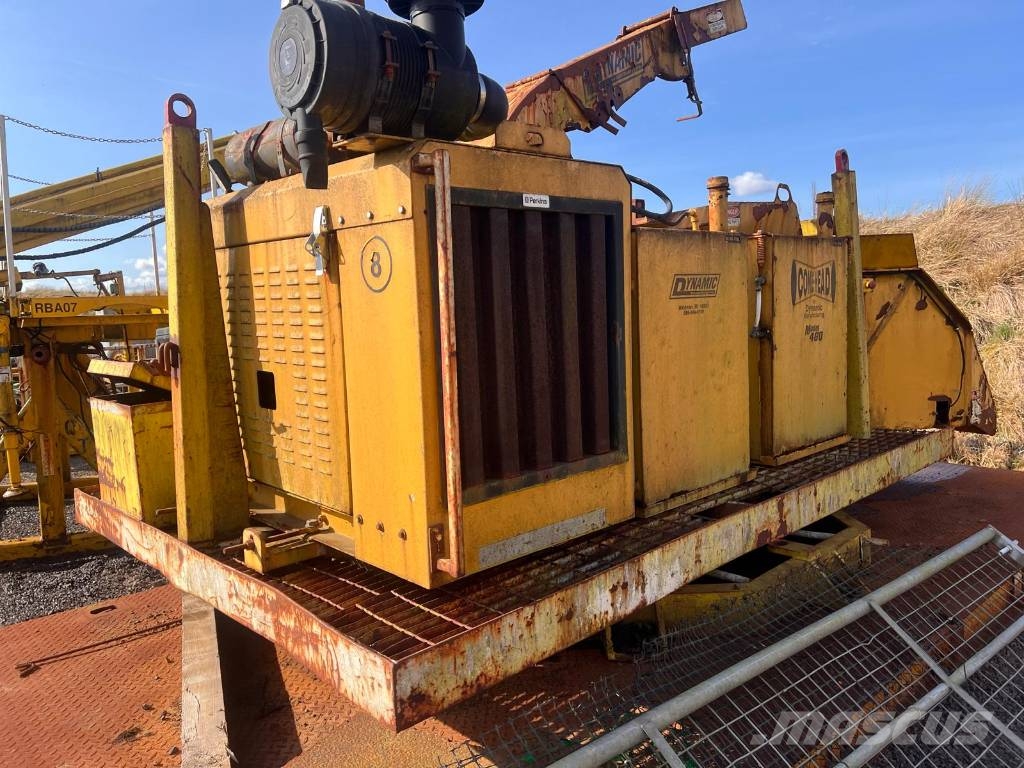 Conehead Chipper Perkins Engine with Road Rail Tra Holzhäcksler
