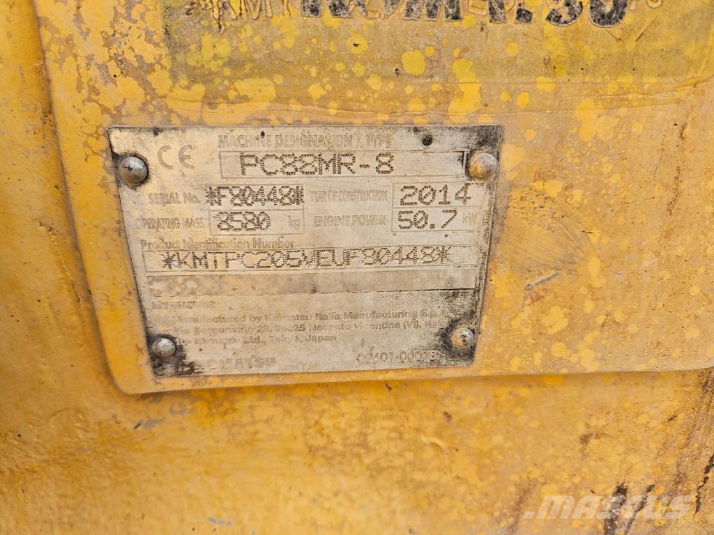 Komatsu PC 88 MR-8 Μίνι εκσκαφείς 7t - 12t