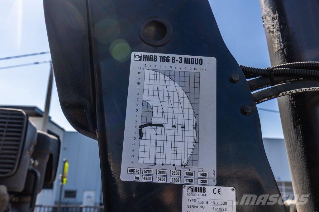 Mercedes-Benz ACTROS 3236 MP3 +GRUE HIAB XS166 HIDUO/3EXT شاحنات قلابة