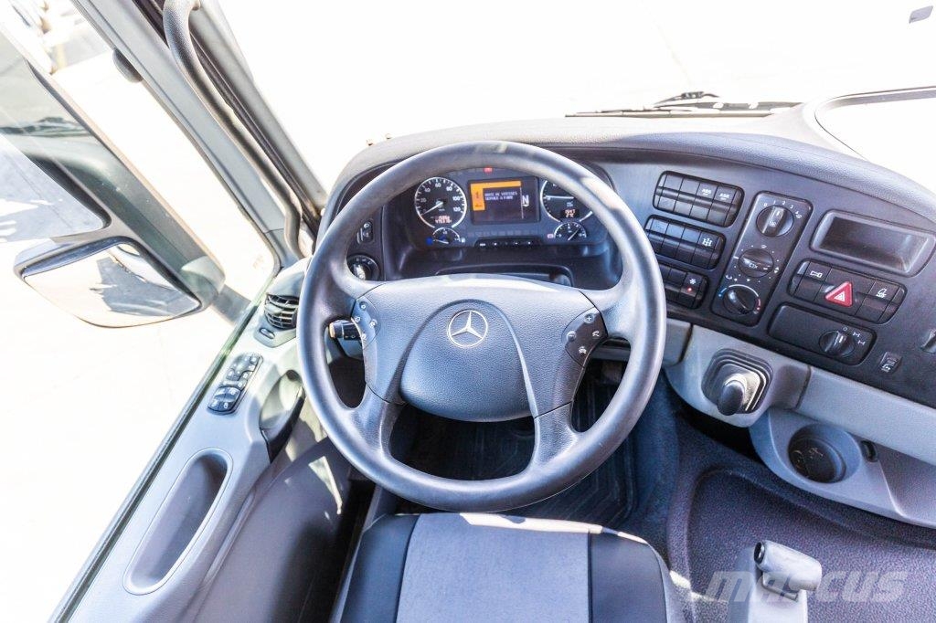 Mercedes-Benz ACTROS 3236 MP3 +GRUE HIAB XS166 HIDUO/3EXT شاحنات قلابة