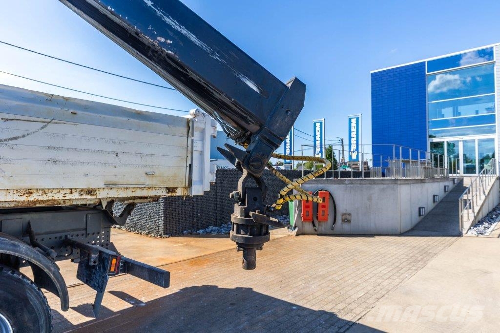 Mercedes-Benz ACTROS 3236 MP3 +GRUE HIAB XS166 HIDUO/3EXT شاحنات قلابة