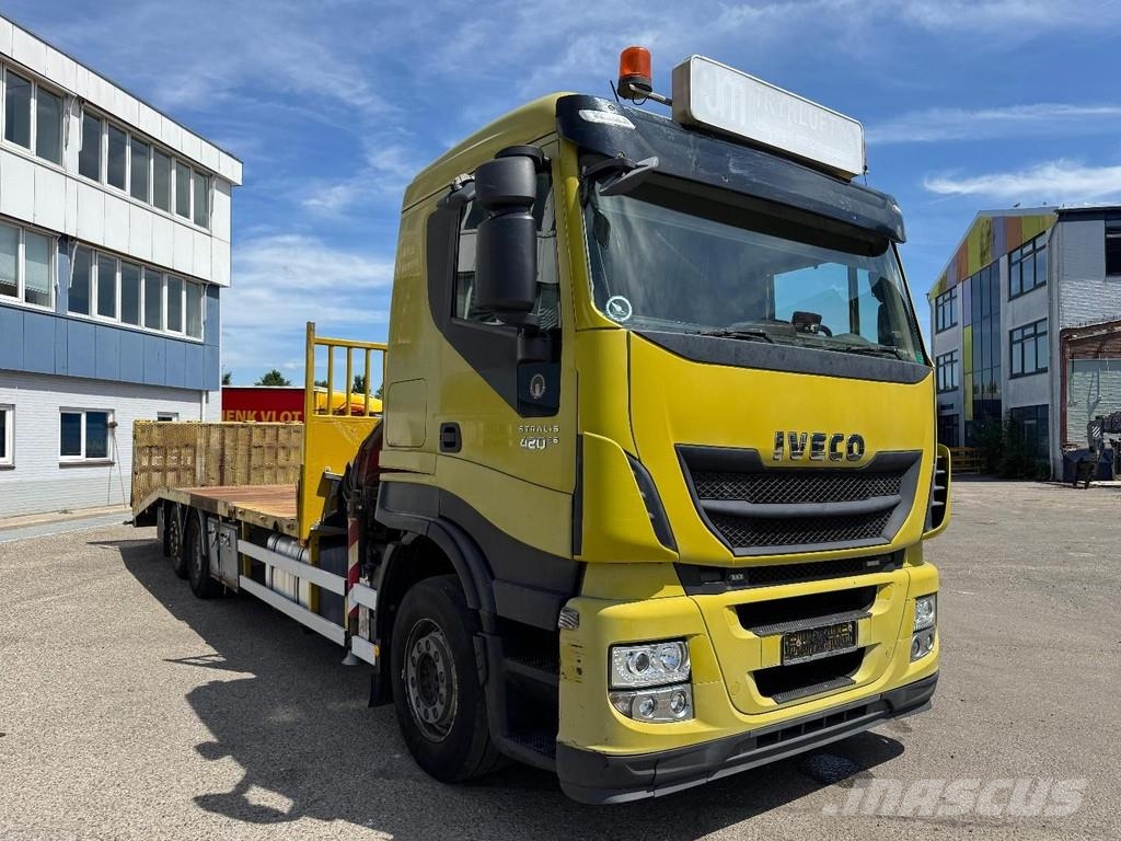 Iveco Stralis 420 6X2 EURO 6 + FASSI F80A.0.23 + HYDRAUL Trasportatore per veicoli