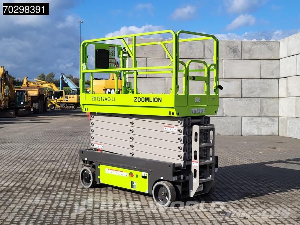 Zoomlion ZS1212AC-Li 12 M - Factory Warranty - CE-Certified Gradbena dvigala