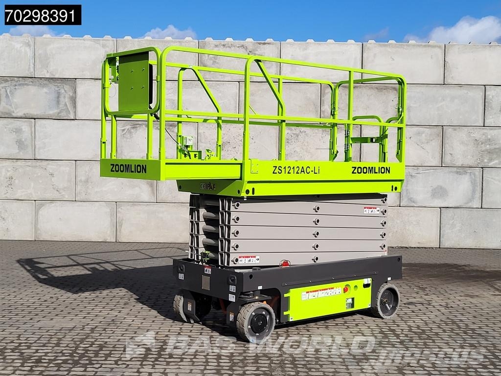 Zoomlion ZS1212AC-Li 12 M - Factory Warranty - CE-Certified Gradbena dvigala