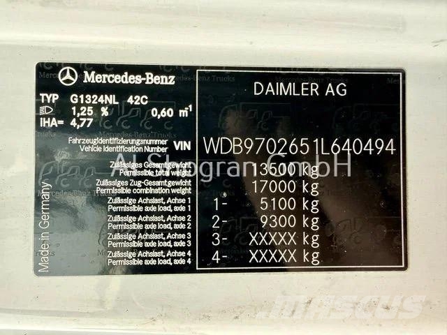 Mercedes-Benz Atego 1324 / Carrier Supra 850 / Euro5 / LBW Chladiarenské nákladné vozidlá