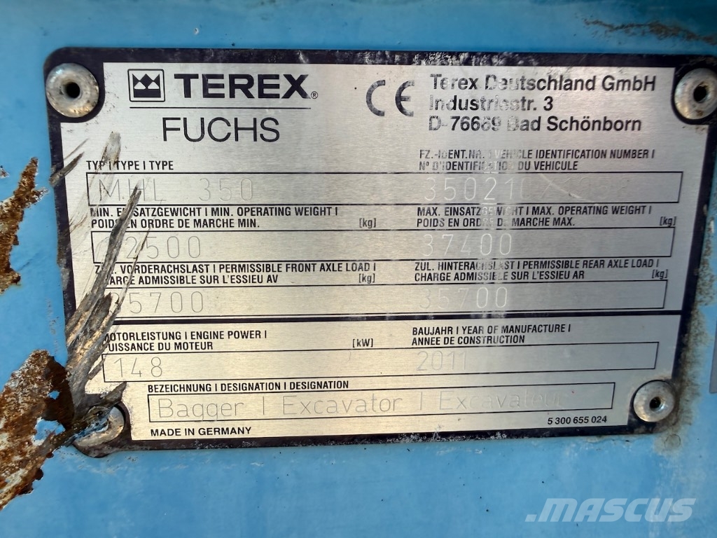 Fuchs MHL 350 D Materialumschlag