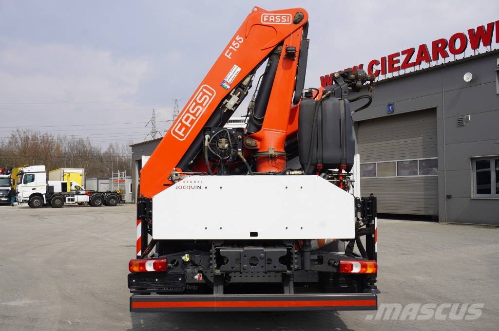 Mercedes-Benz Arocs 2633 flatbed truck / Crane FASSI F155A.0.23 Camiones grúa