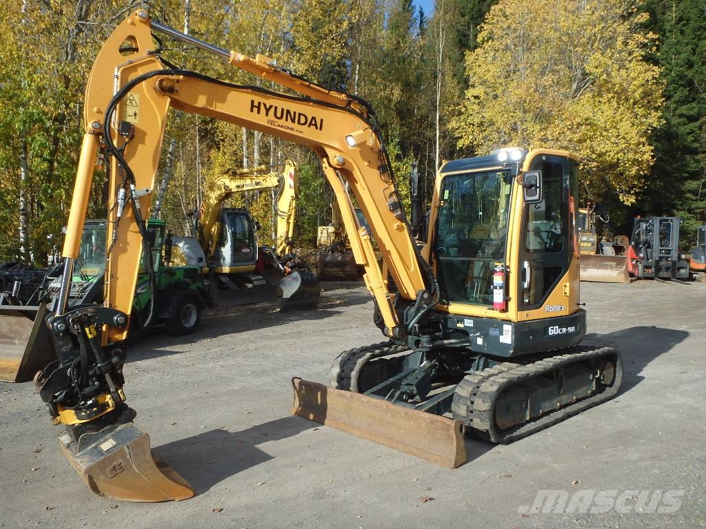 Hyundai Robex 60 CR-9 A Engcon Minibagger < 7t
