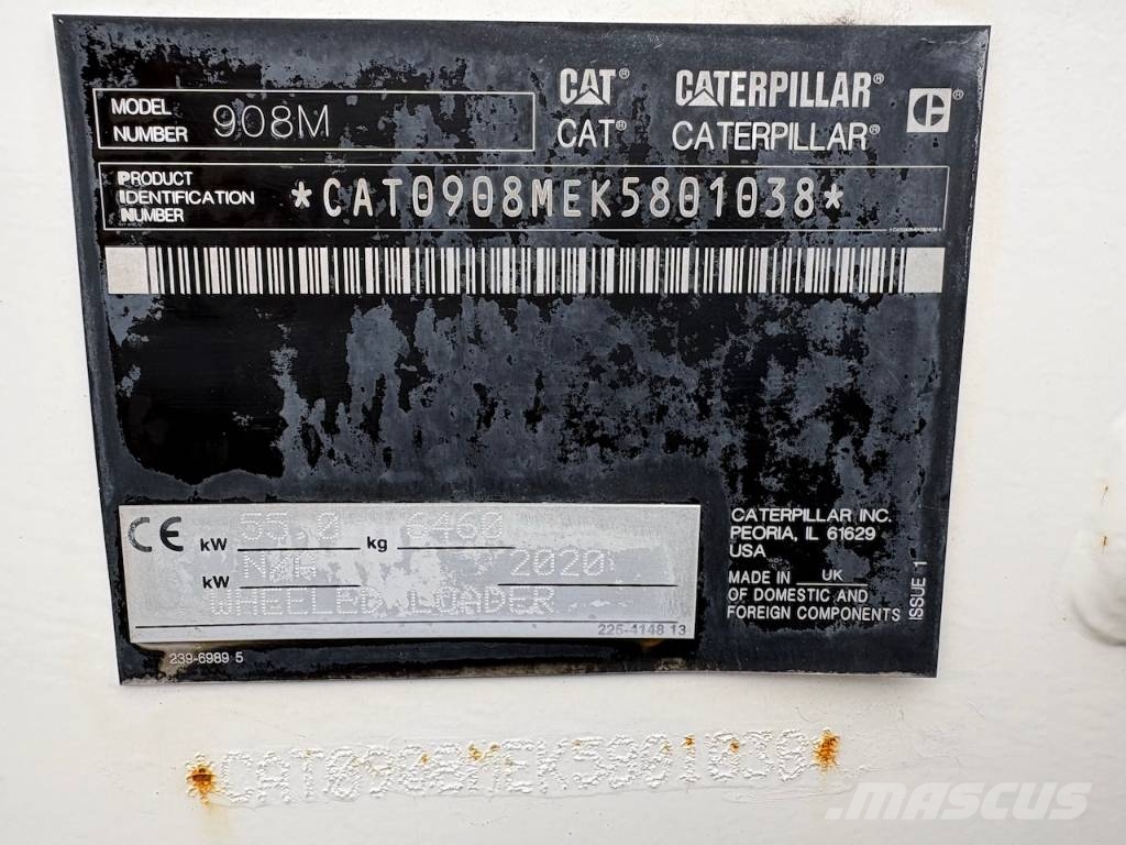 CAT 908 Cargadoras sobre ruedas