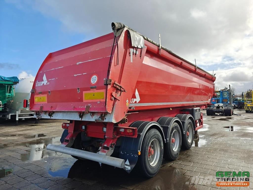 Stas S300CX 3-axle BPW - 29m³ - Aluminum chassis - Alum Tipper semi-trailers