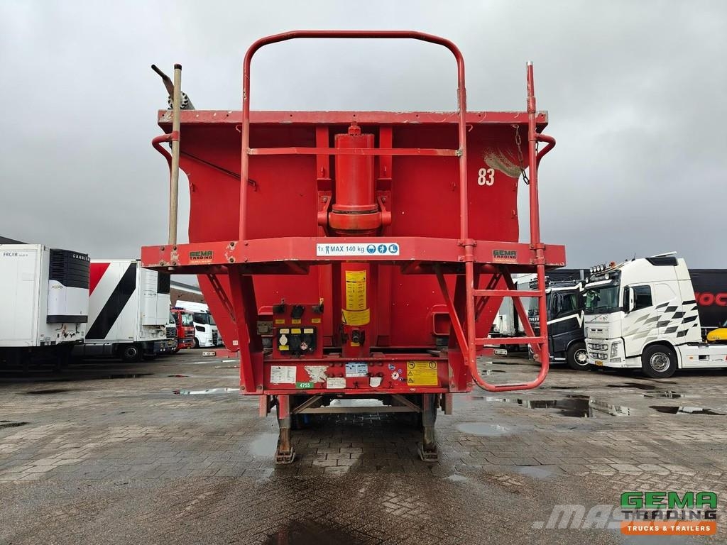 Stas S300CX 3-axle BPW - 29m³ - Aluminum chassis - Alum Tipper semi-trailers