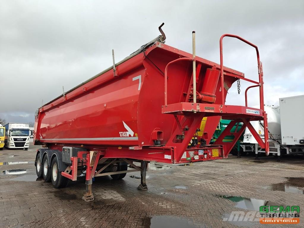 Stas S300CX 3-axle BPW - 29m³ - Aluminum chassis - Alum Tipper semi-trailers