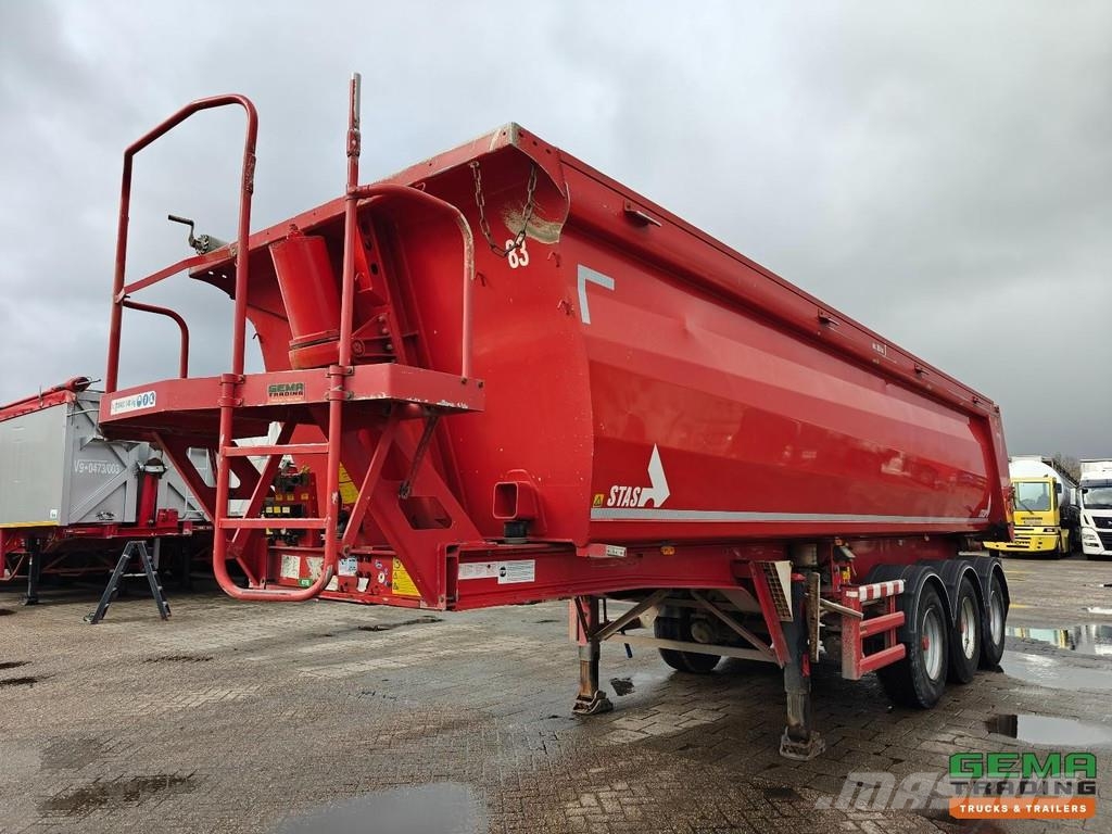 Stas S300CX 3-axle BPW - 29m³ - Aluminum chassis - Alum Tipper semi-trailers