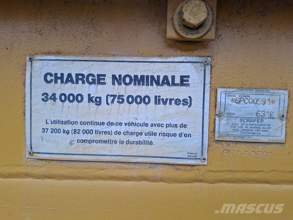 CAT 631E (3 Units Available) Schaber