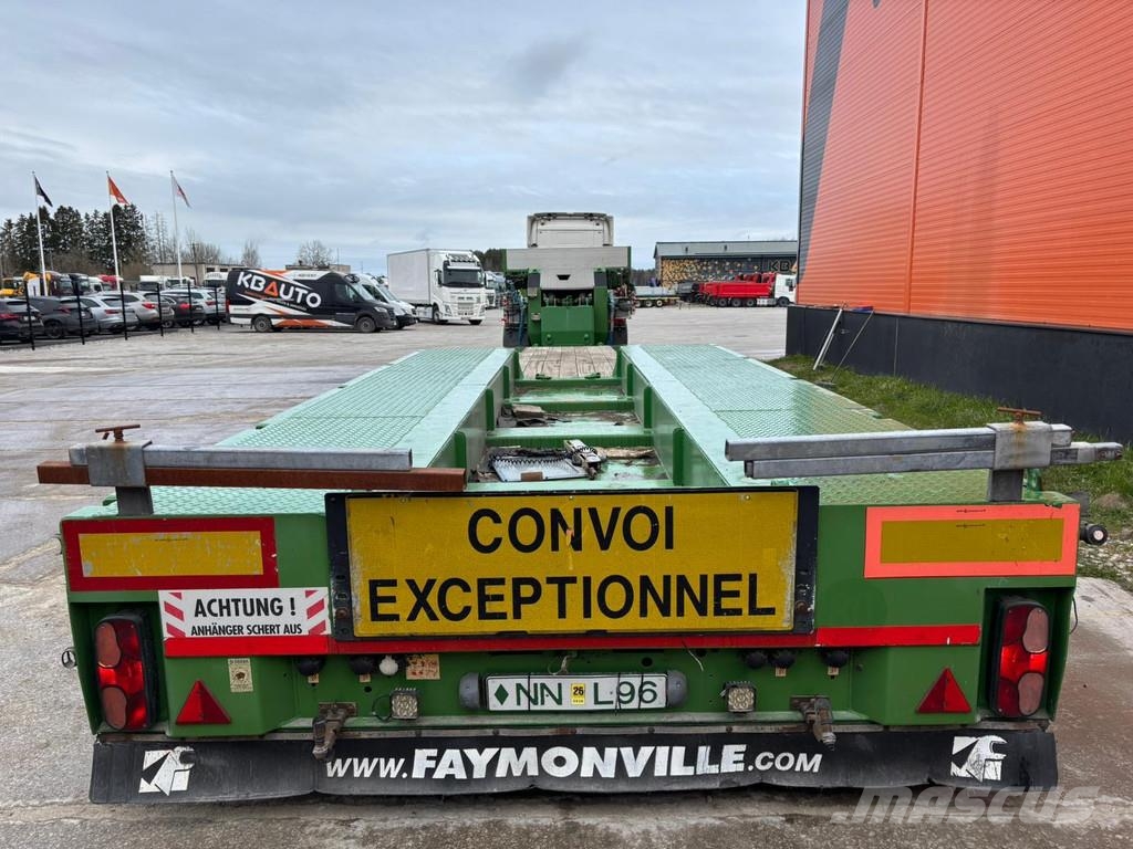 Faymonville STBZ-4VA DOLLY D-2 / low platform L=8143-13173 mm Låg lastande semi trailer
