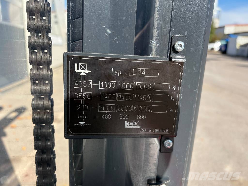 Linde L 14 Deichselstapler Ručni električni viljuškar