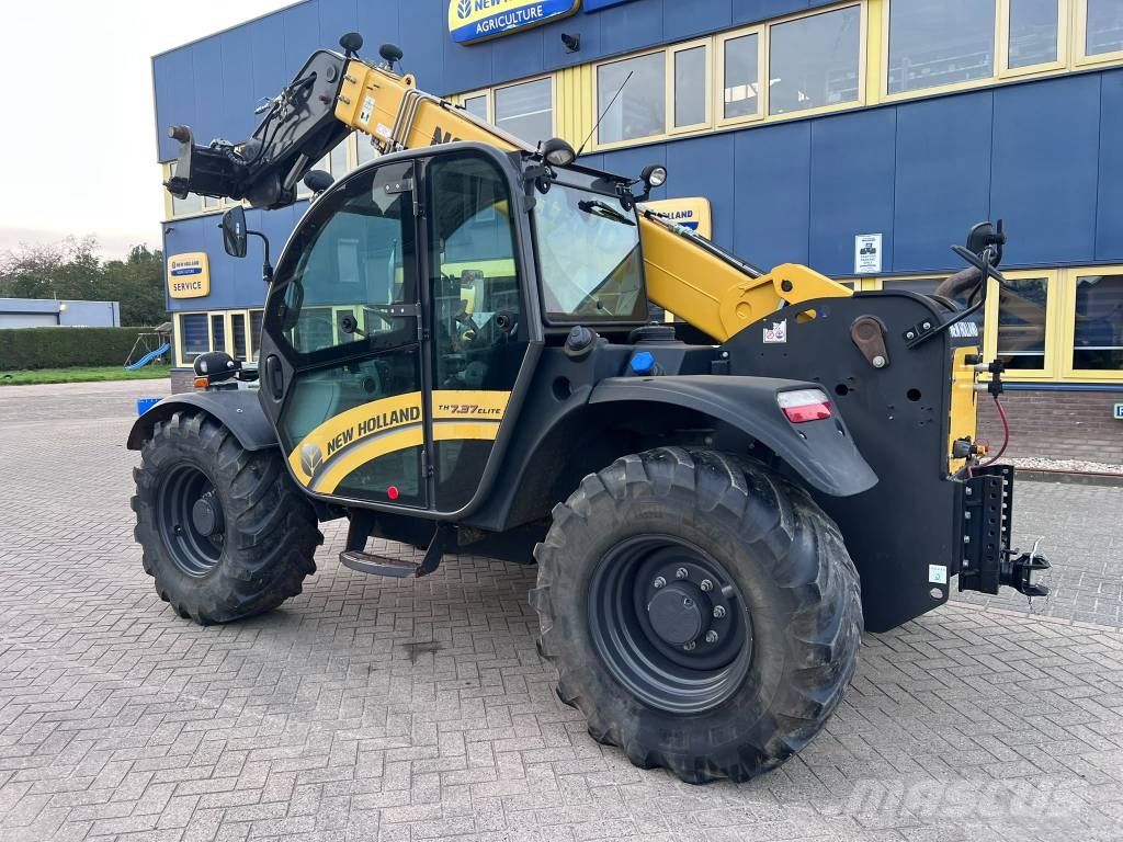 New Holland TH 7.37 Elite 농업용 텔레 핸들러