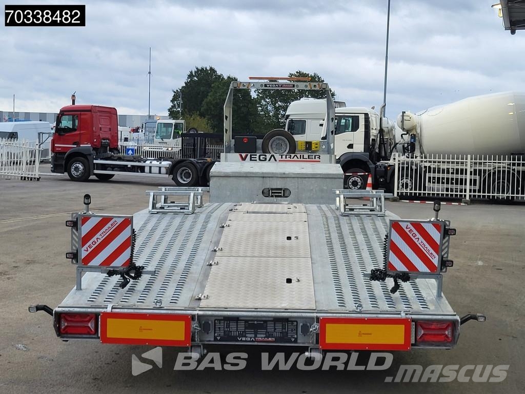 Vega 2 AXLE SEMI TRAILER NEW BPW Trucktransporter Winch Autoveo poolhaagised