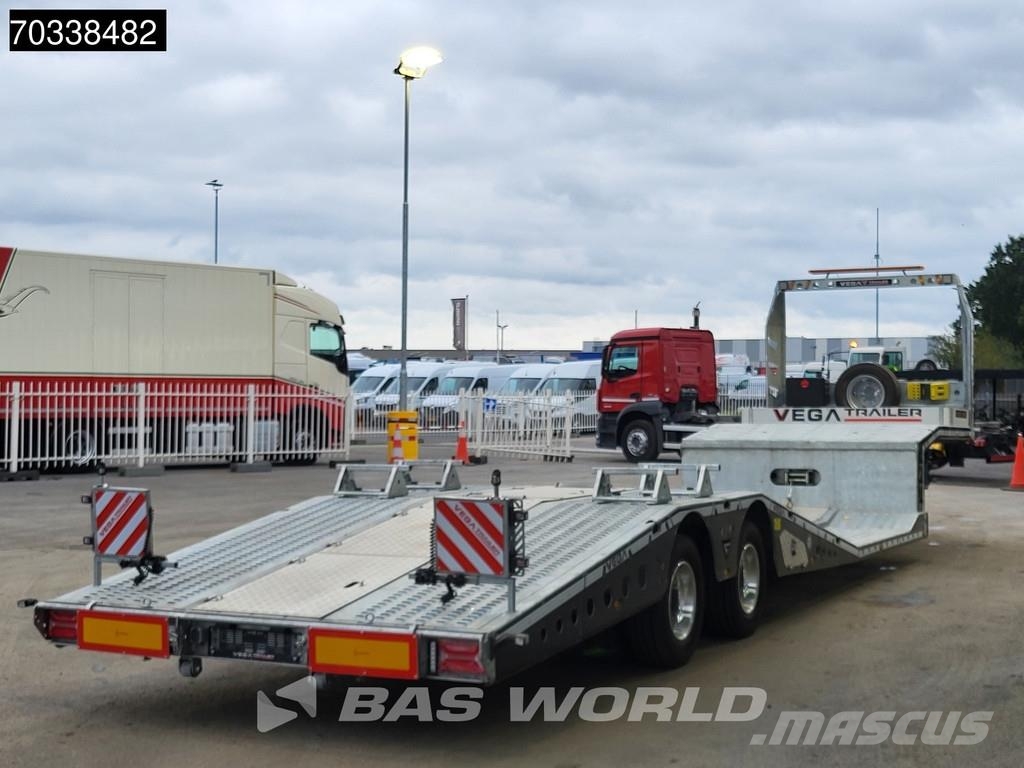 Vega 2 AXLE SEMI TRAILER NEW BPW Trucktransporter Winch Vehicle transport semi-trailers