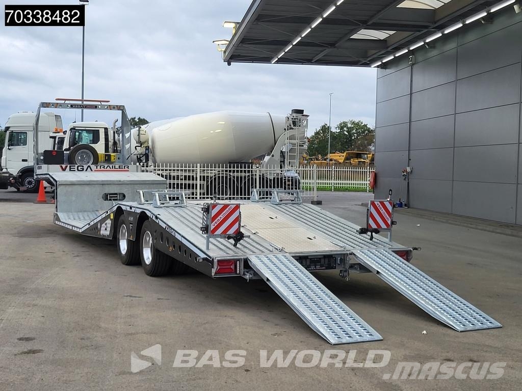 Vega 2 AXLE SEMI TRAILER NEW BPW Trucktransporter Winch Vehicle transport semi-trailers