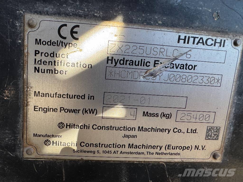 Hitaci ZX 225 USRLC-6 Rupsgraafmachines